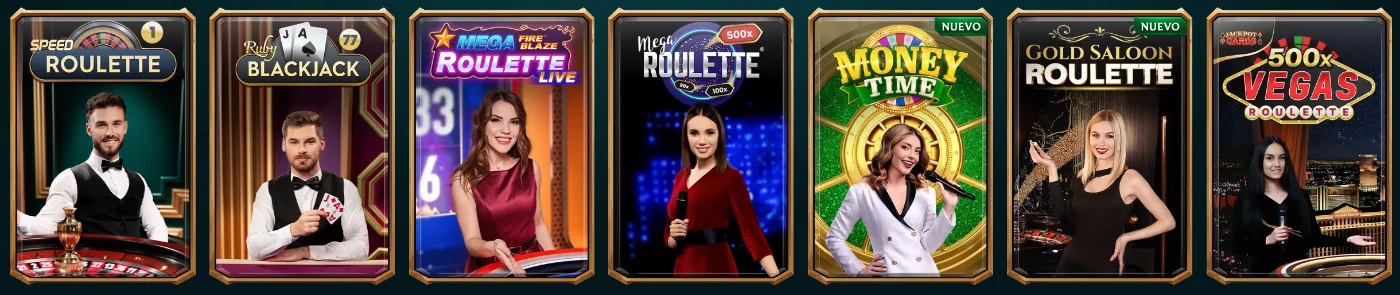 Juegos de casino en vivo con crupieres reales en MyEmpire Casino